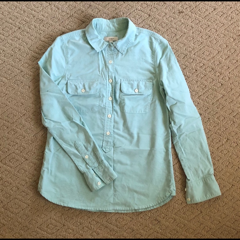*DONATED* J. Crew Button Down Tunic Shirt